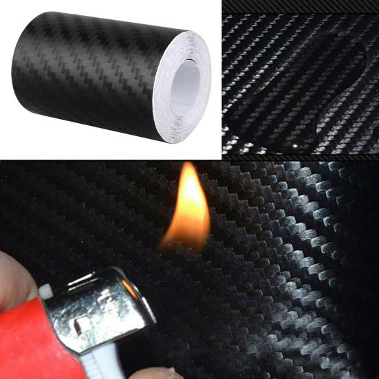 Strip Sticker Wear-resistant High Temperature Resistant Carbon Fiber Pattern Car Outside Door Scuff
