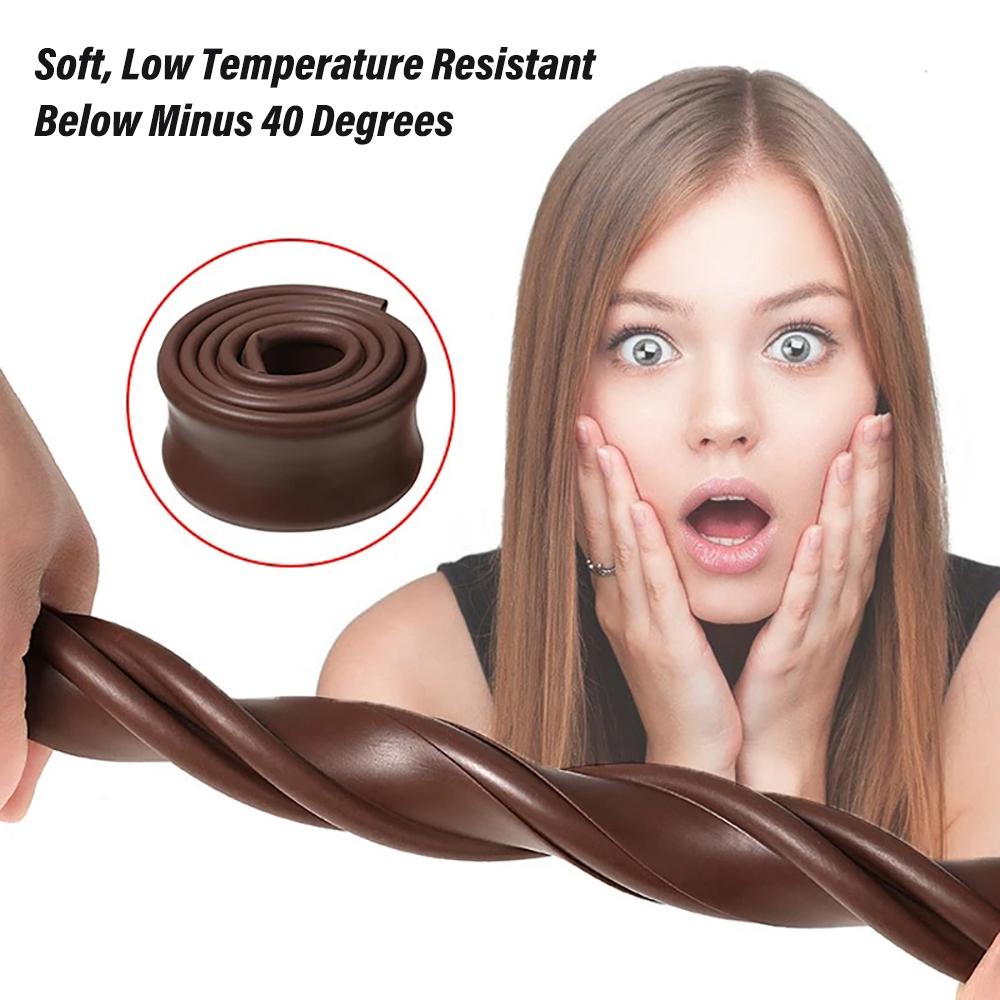 Door Seal Strips Bottom Noise 96cm Under Door Waterproof Sealing Strips House Accessories Sound Proof Weatherstrip Under Doors