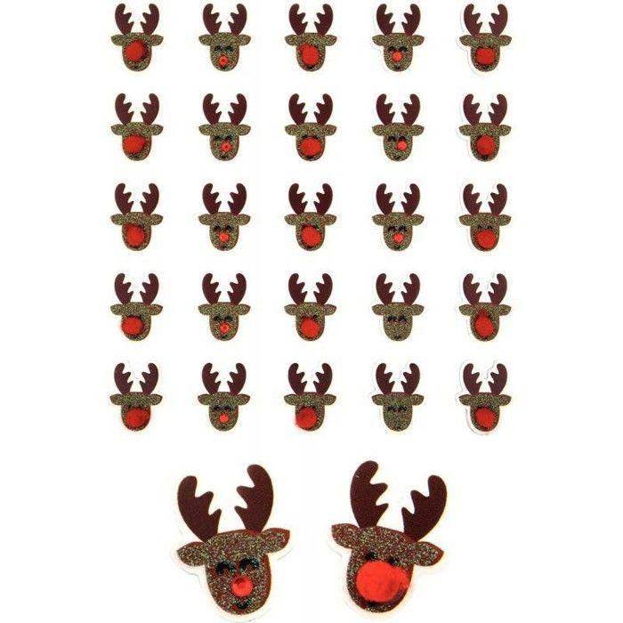 Stickers de Noël - NC - Lot de 75 - Multicolore - Dimensions variées - Pour enfants