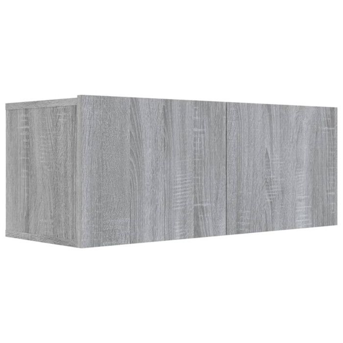 VidaXL Meuble TV Sonoma gris 80x30x30 cm Bois d'ingénierie815505