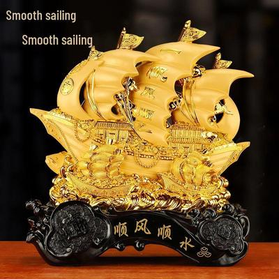 Sailboat Ornament: Elegant Home & Office Decor, Perfect for Housewarming or Opening Gift