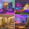 RGB 2835 LED Strip Lights USB 5V Remote Control Flexible Ribbon Led Lamp Tape 30Leds/M Dimmable For Home Room Party decoration