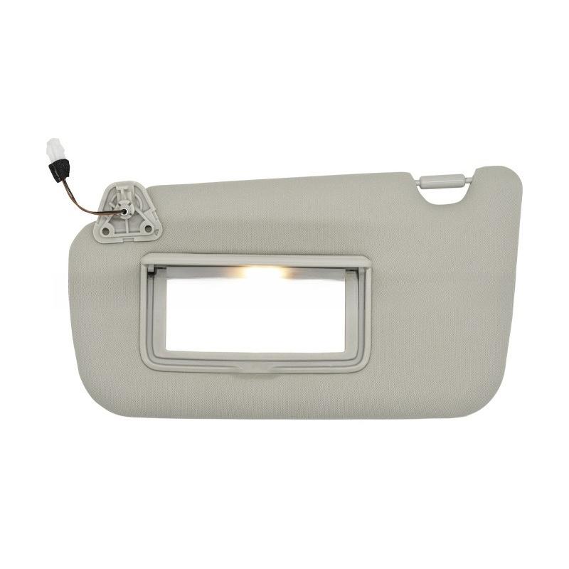 Car Sun Visor for Nissan Sentra 2013-, 96401-3SG8A, Beige/Grey with Cable & Vanity Mirror, Front Side Sun Shade Replacement