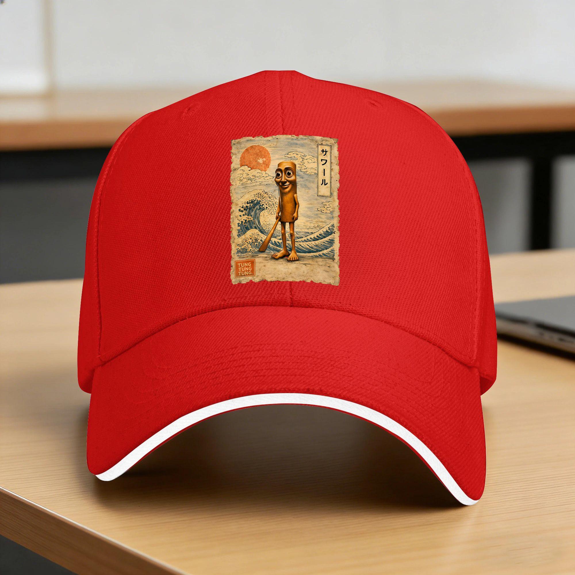 Funny Italian Brainrot Tung Tung Tung Sahur is Calling Sun Baseball Cap Spring Unisex Adult Trucker Hat SunProof yk Baseball Caps One Size