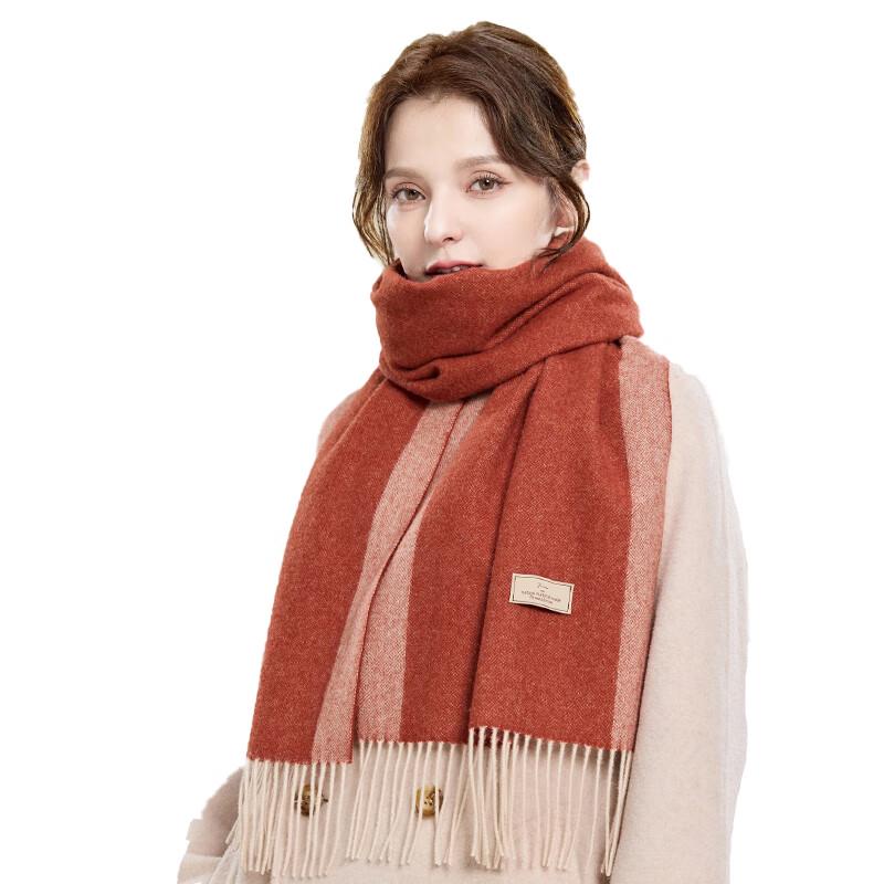 

JIUMU Women s Pure Wool Winter Scarf & Shawl