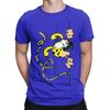 Marsupilami Blue Wall Novelty 100 Cotton Tshirt Marsupilami Tops Tees For Unisex