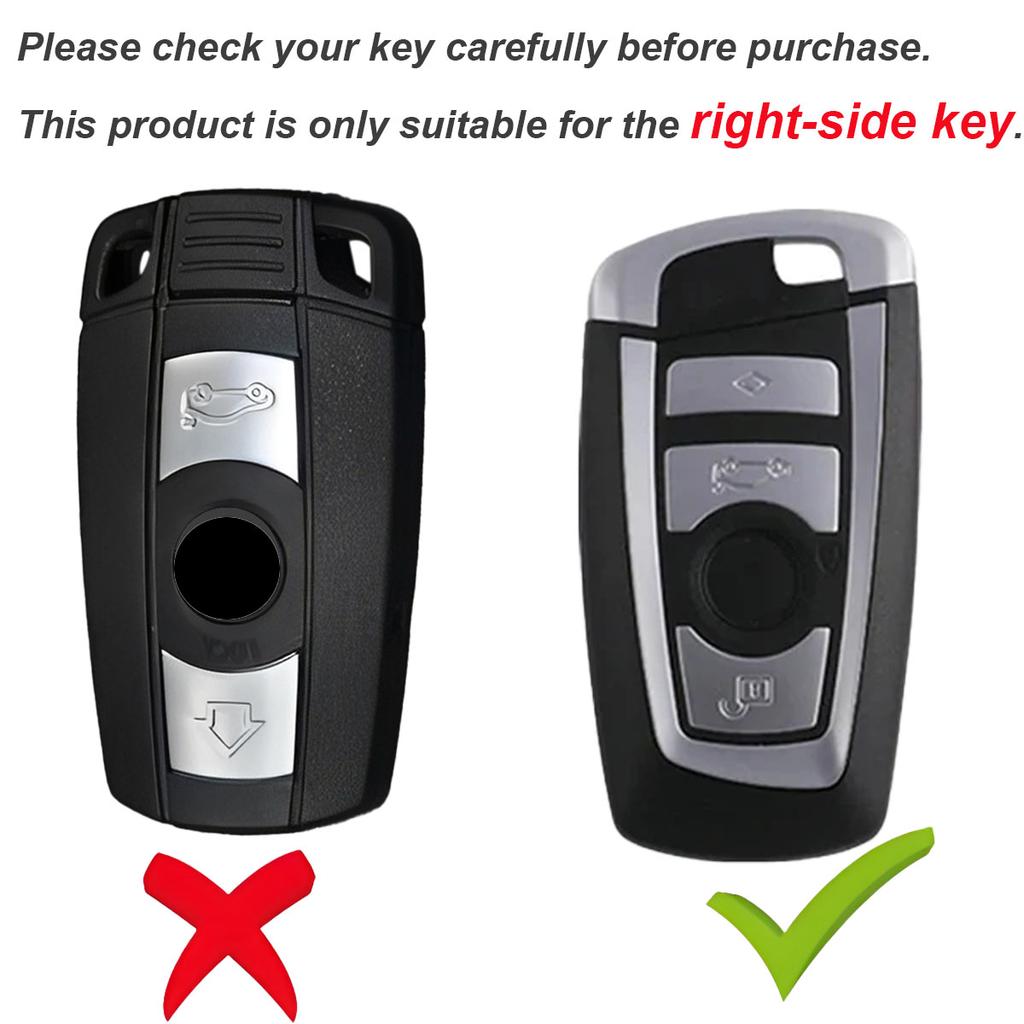 Car Key Fob Case SKin Cover Decoration For BMW 3 4 5 Series 320i 530i 550i F20 F21 F30 F31 F25 F01 F02