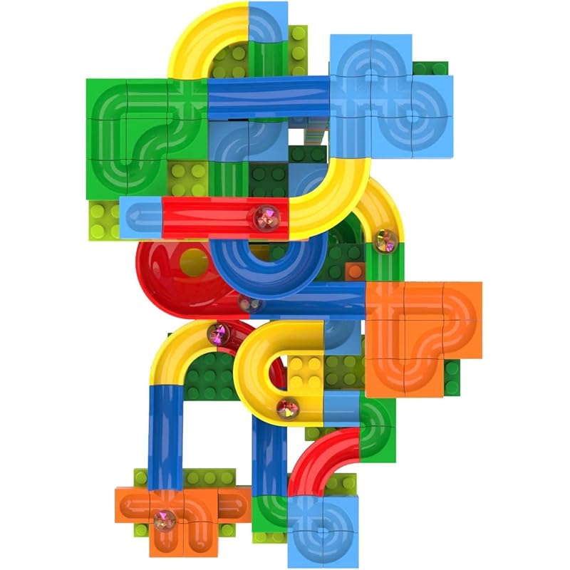 Educational toy: Marble Rolling Slider/Block Slider BIG - Create your own course