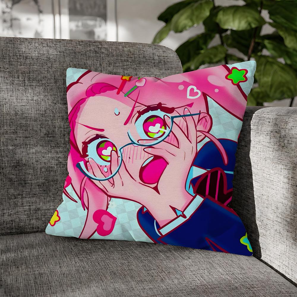 Game Alien Stage Idol Survival Cushion Cover Decorative Pillowcase Soft Short Plush Cozy Durable Sofa Home Decor Items Gift