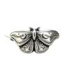 Vintage Death Moth Statement Ring, Retro Engraved Luna Moth Ring, Gothic Insect Stack‑able Jewelry, Unique Gift for Women Men