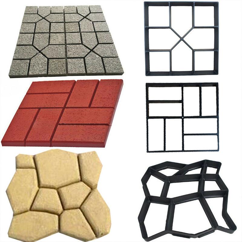 Sechseckige Kunststoff-Pflasterform - Wiederverwendbare Betonweg-Herstellerform für Garten, Terrasse, Gehweg, Auffahrt, Pflastersteinherstellung