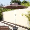 Outdoor Courtyard Center Pole Umbrella