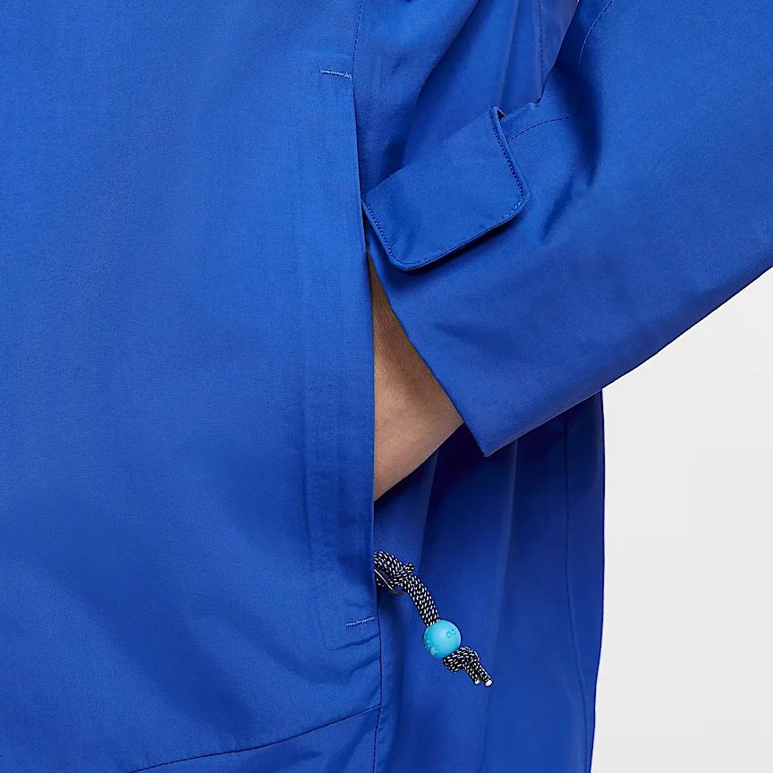 Nike ACG Storm-Fit Adv Morpho Loose Fit Hooded Zip Waterproof Windbreaker Women Outerwear Game-Royal Summit-White HJ0247-480