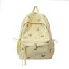 Schoolbag High Value Korean Version Ins Style Backpack Female Student Large Capacity Cute Cartoon Schoolbag Lightweight Simple Backpack