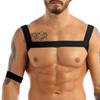 Sexy Men Harness Leather Chest Harness Belt Metal Rivets Fetish Gay Adjustable Belt Punk Rave Erotic Fetish Clothing Accessorie