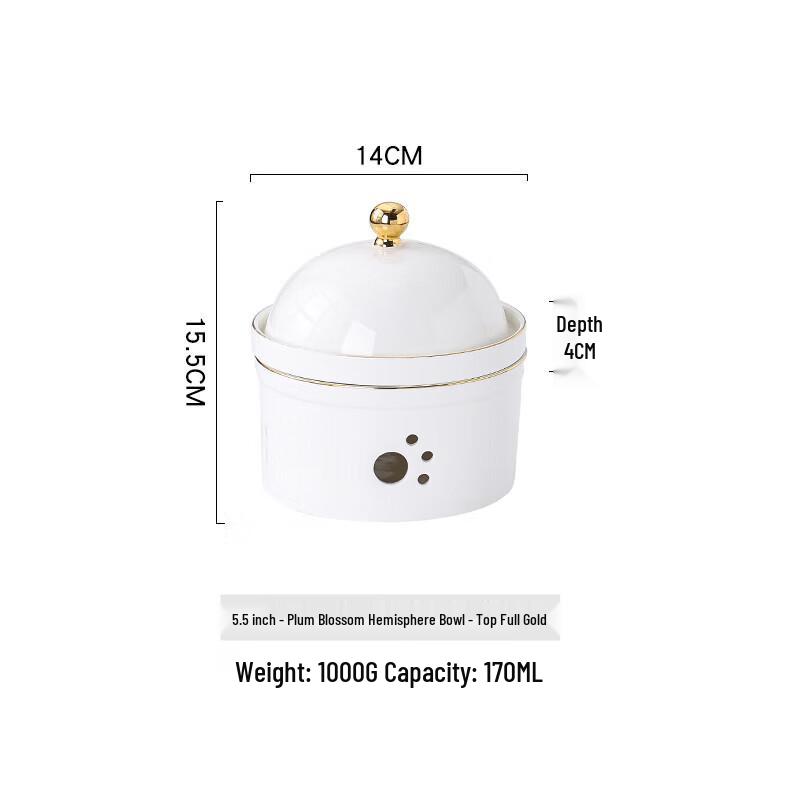 Ceramic Candle-Heated Stew Bowl