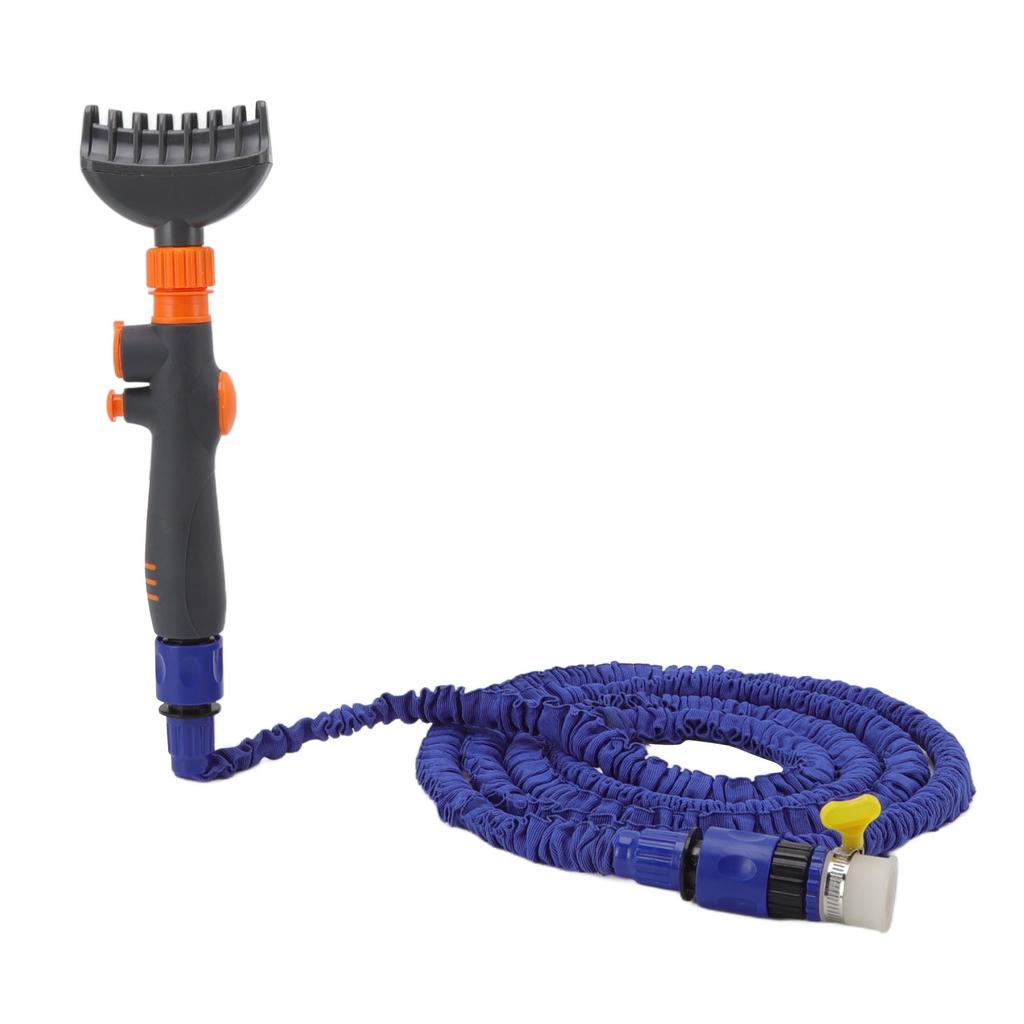 Cartridge Filter Cleaning Comb Orange Handheld Rinse Tool with Water Pipe for Swimming Pool