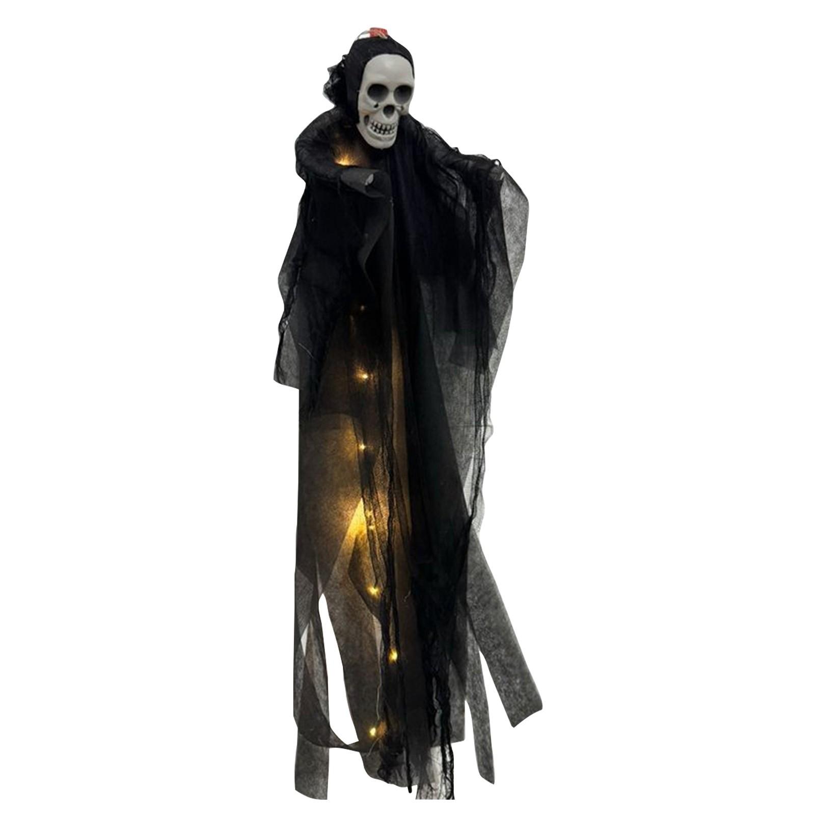 

Halloween Outdoor Hanging Decoration, 35 Inch Halloween Hanging Grim, Light Up Flying Hanging For Haunted House Prop Decoration, Halloween Outdoor One Size