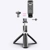 Selfie stick with bluetooth remote control 3 in 1 black button convenient recording