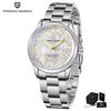 PAGANI DESIGN 40MM Meteorite dial Men Quartz Watches Luxury Business Sapphire 316L Stainless Steel 100M Waterproof Watch For Men