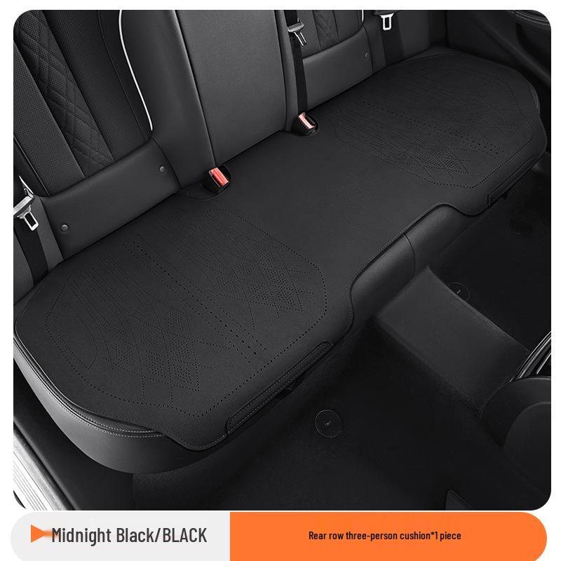 Universelles ultradünnes atmungsaktives Wildleder-Autositzkissen-Set für alle Jahreszeiten