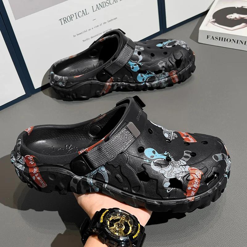 Flip Flops Outdoor Clog House Man Garden Men Trainers Slipper Men Shoes Flat Sandal Platform Sandal Male Summer Sandals