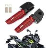 Artudatech Front Pegs for Kawasaki and NINJA 650 Motorcycles Footrests/Foot Z300, Z400, Z800, Z650, Z900, Z1000, (Red)