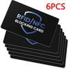 RFID Blocking Card 3/6/12 Pack, One Card Protects Entire Wallet for Women, Credit Debit Card Protector, Anti-Theft NFC Contactless Blocker
