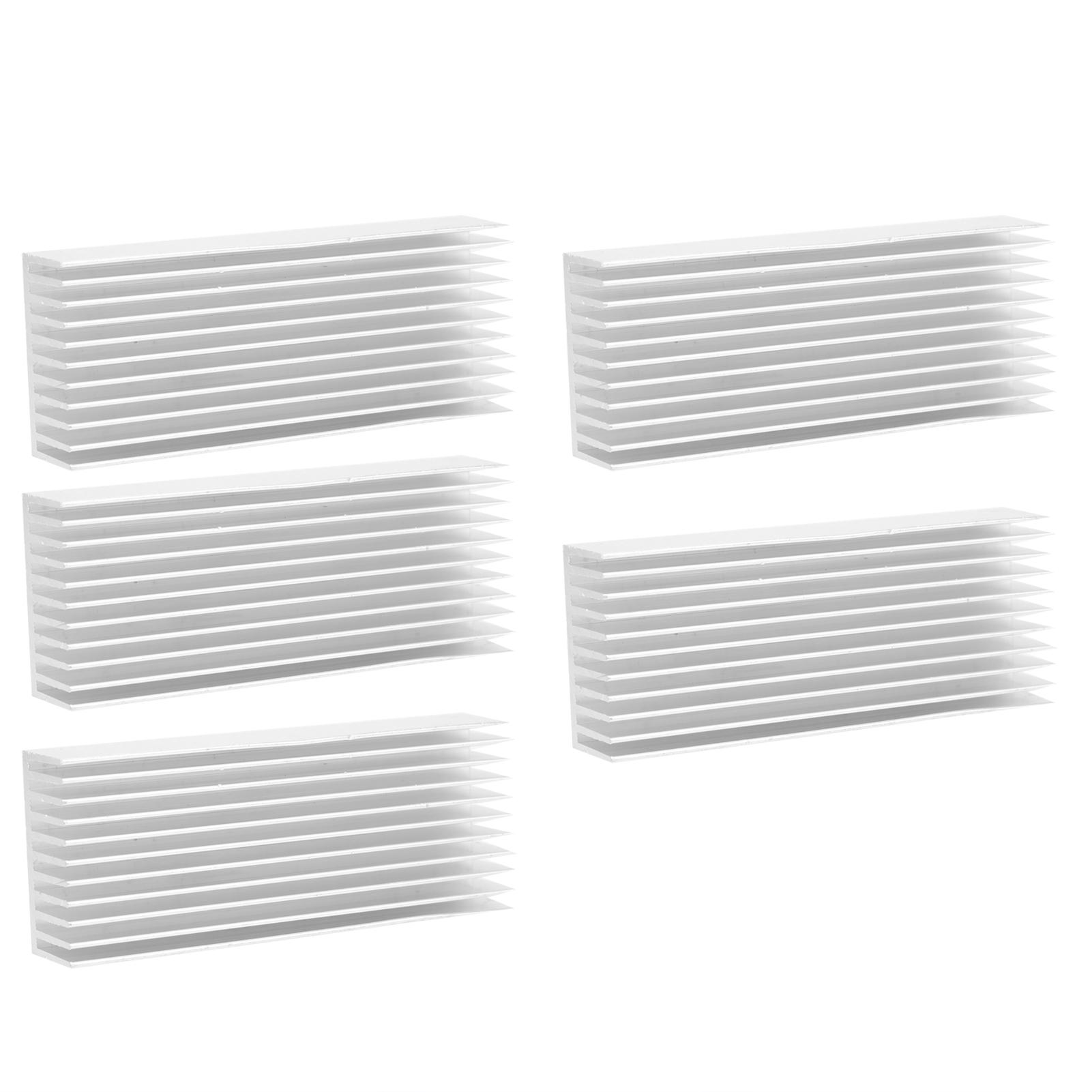 

5Pcs Heat Sink Aluminum for CPU PCB Board Cooling HeatDissipating Parts 40 x 20 x 100mm