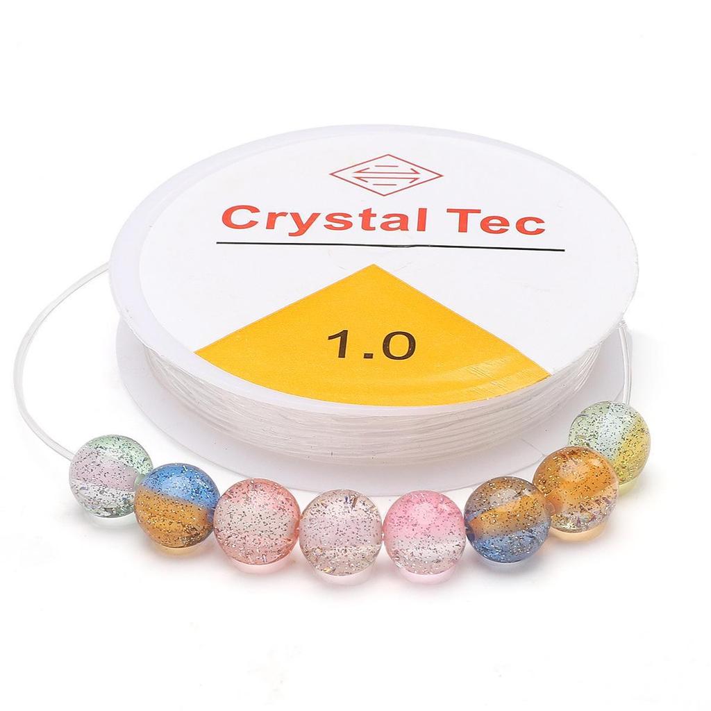 Kristallfadenperlen Elastisches Armband Halskette Seil DIY Schmuckmaterial