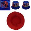 Spider Man Cartoon Printed Kids Fisherman Hat With Sun Protection For Outdoor Play