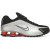 Nike Shox R4 Black Metallic Silver 2025