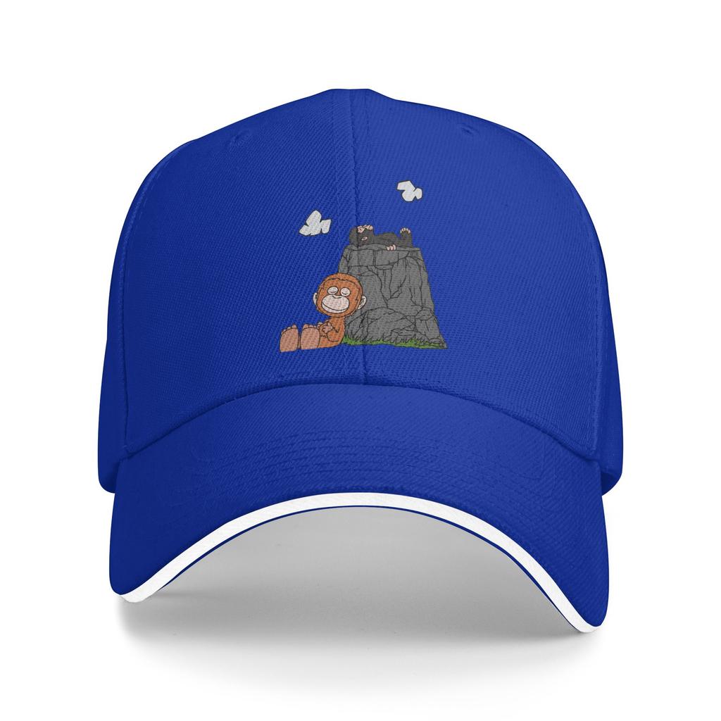 Monkey Punch Sun Baseball Cap Spring Women Unisex Print Trucker Hat Adjustable Casual Outdoor Sport Snapback Cap