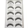 5 Pairs Transparent 3D Mink Eyelashes Natural Clear False Eye Lashes Soft Invisible Eyelash Wispy Makeup Faux Cils H13 X08