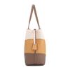 Borsa a Tote Versatile di Tendenza Pelle Colore Unico Giuntura Grande Capacità Borsa a Tracolla Stile Semplice Fresco da Pendolarismo Borsa a Spalla