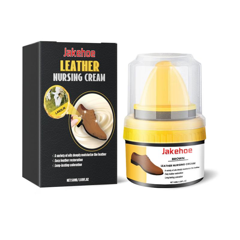 Leather High Gloss Shoe Care Cream Car Seat Sofa Furniture Refurbishment Wax Lanolin Repair Solution for Office Use