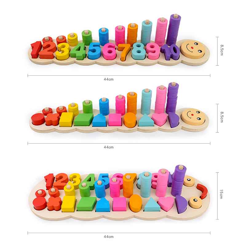 Montessori Drewniane Materiały Nauka Liczenia Dopasowywanie Liczb Dopasowywanie Kształtów Cyfrowych Wczesna Edukacja Zabawki Matematyczne dla Dzieci