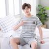 Summer Men's Pajamas Knit Pajamas Set Pajamas Big Boys Pajamas Family Clothing