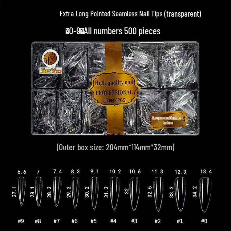 

Носимый броневой нейл-арт: Прозрачные типсы для ногтей ручной работы, полное покрытие
