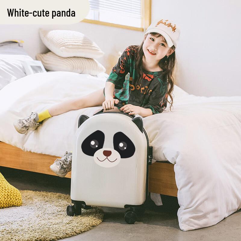 Cute Panda 18-inch Ride-on Kids Luggage