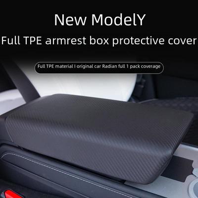 Tesla Model Y3 Armrest Box TPE Protective Cover