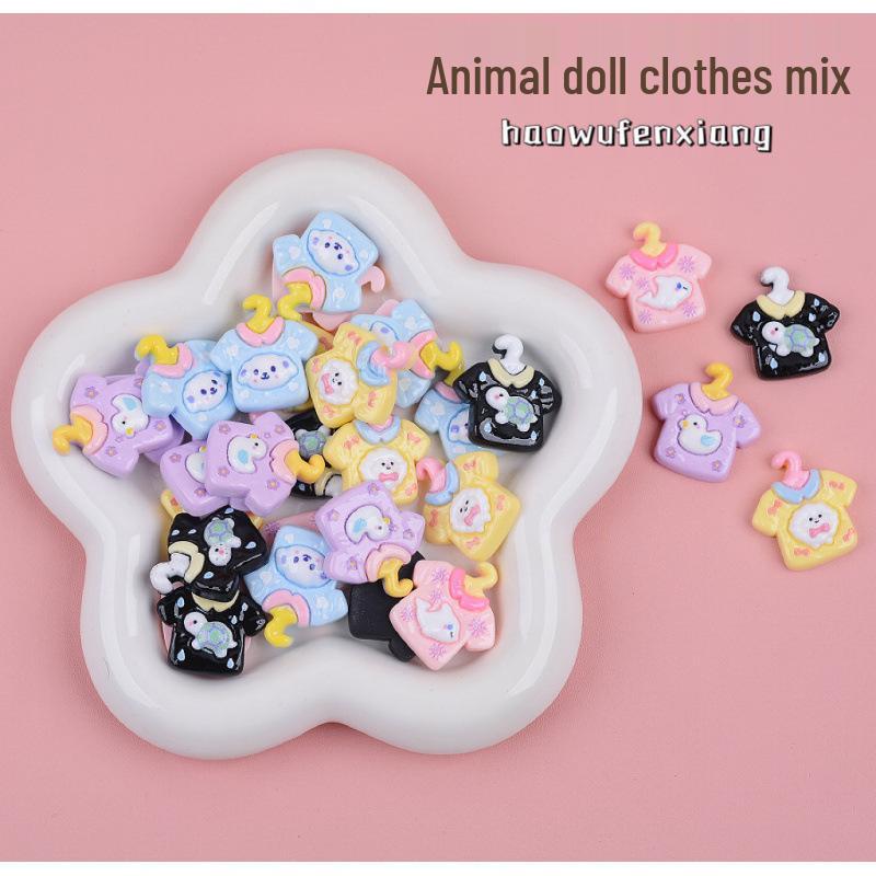 Mini Cartoon Luo Xiaohei Food Simulation DIY Resin Accessories for Phone Cases and Fridge Magnets