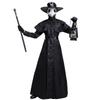 S-5XL Halloween Adult Medieval Steampunk Plague Doctor Costume Crow Long Beak Bird Man Outfit