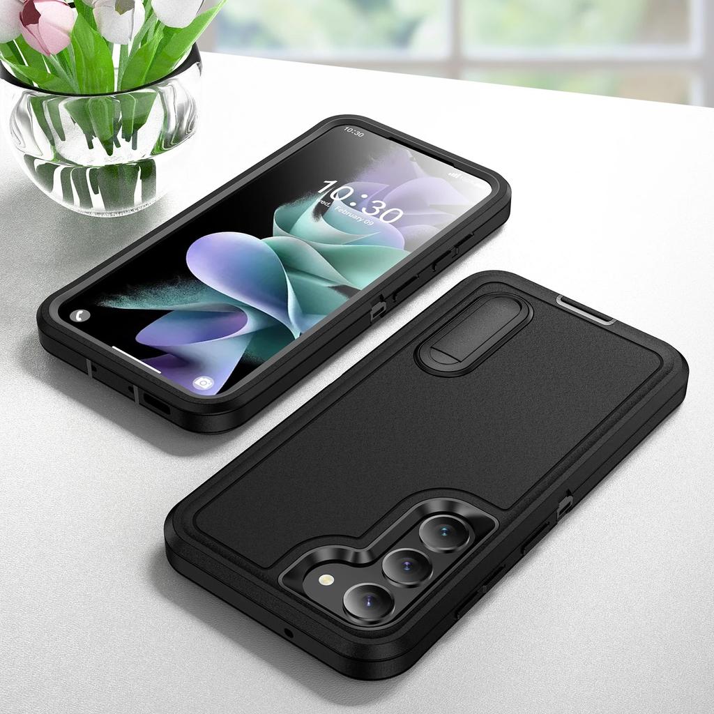 Protective Phone Bag Case for Samsung Galaxy S24 Ultra 5G S22 Plus S23 S 24 22 23 Anti-Scratch Fall Protection Stand Covers