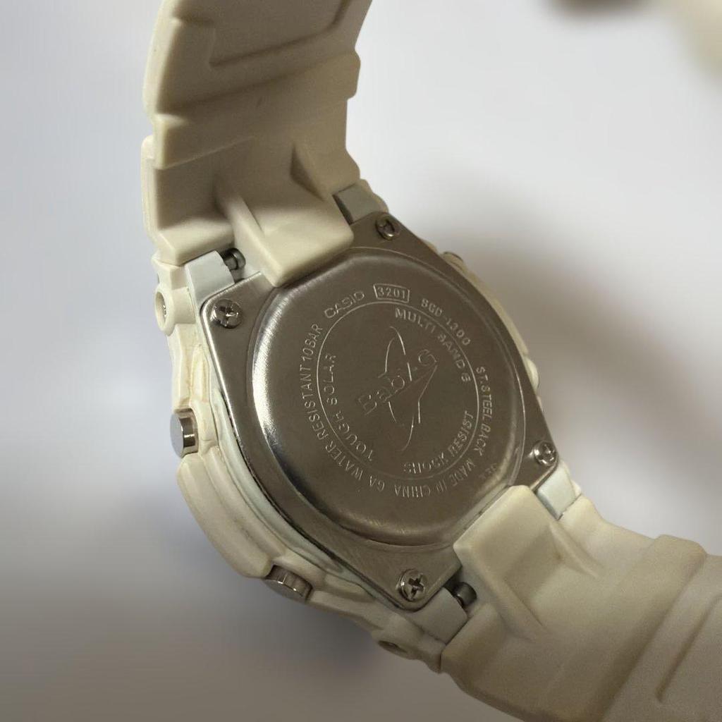 Used CASIO Baby-G Radio-controlled Solar 10 ATM Water Resistant, Working