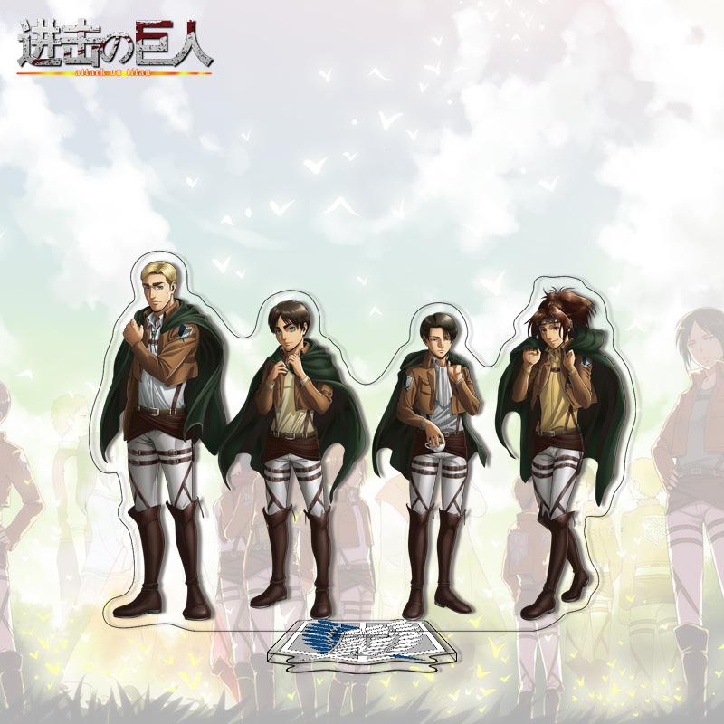 On Attack Titan Acrylic Stand 41-80 Anime Figure Custom Made Drop Shipping Distributor Merchandise For Kids Adults Children's Birthday Gift Holiday
