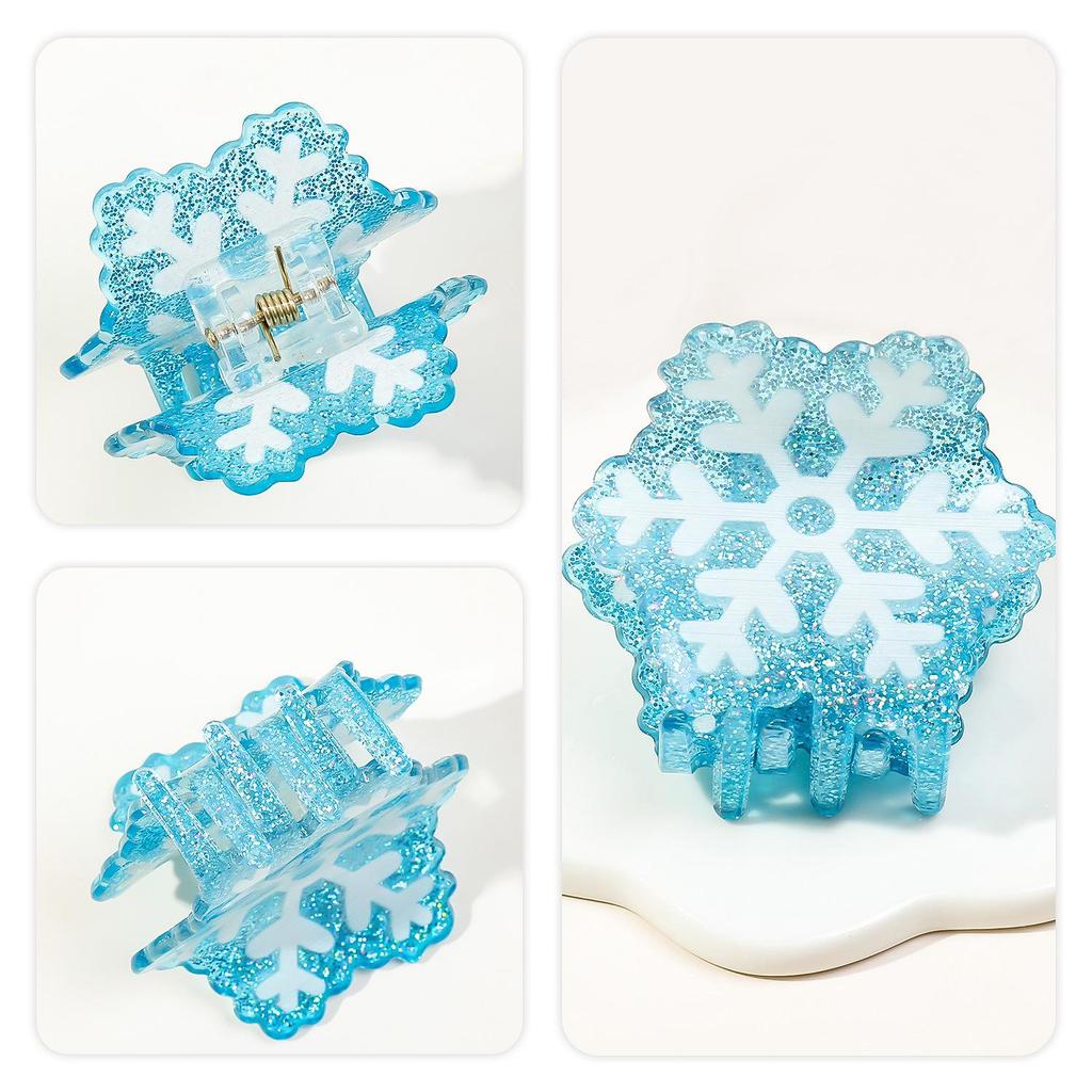 Bamboo Yao Jewelry Cute Shark Hair Clips for Women - Christmas Hair Accessories and Small Updo Claws