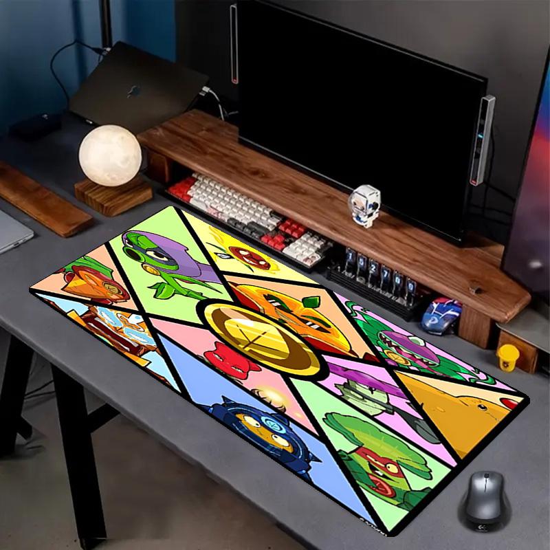 Plants vs. Zombies Print Mouse Pad, Anti‑Slip Desktop keyboard Mat, for PC Laptop Gaming Working Daily Use, Cool Festival Surprise Gift
