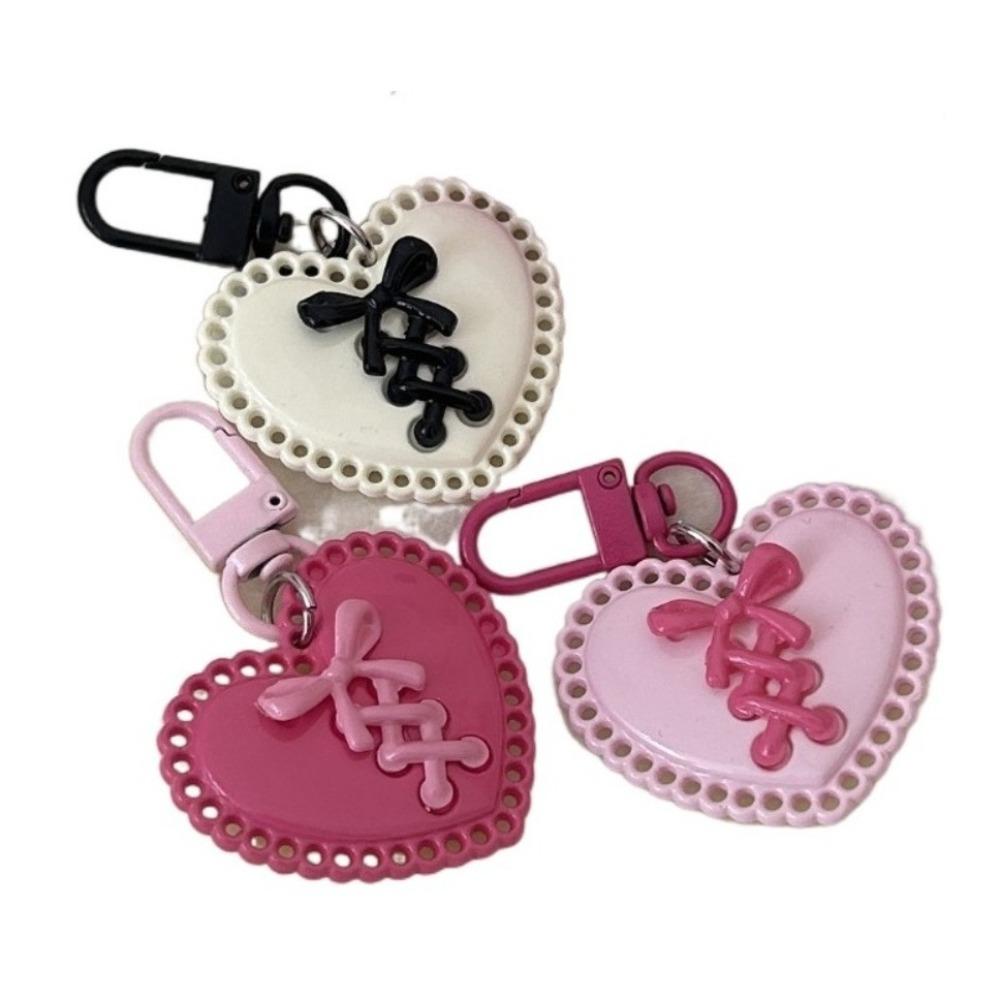 Multi-color Backpack Pendant Lace-up Bow Bag Accessories Hot Style Y2K Key Chain  Girl