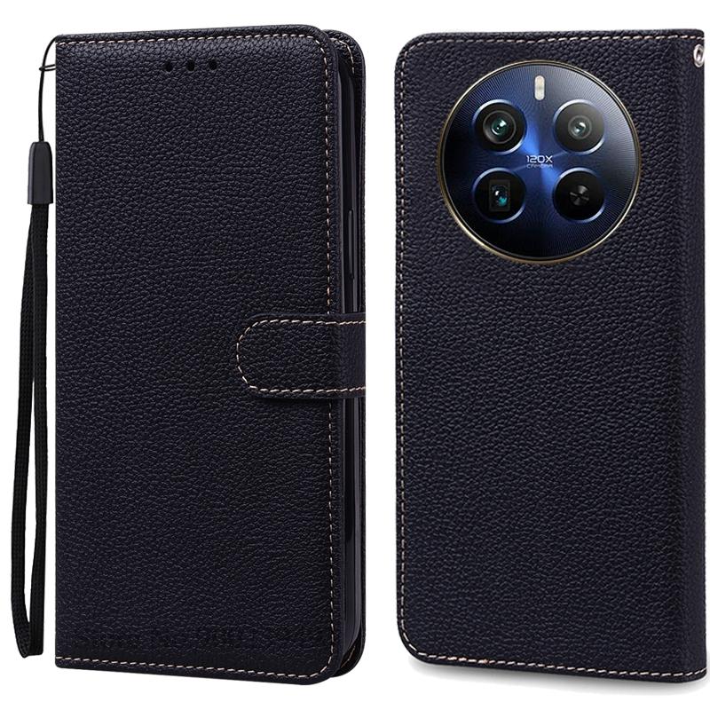 For Realme 12 Pro Plus Case Leather Wallet Flip Cover Phone Case For Realme 12 Pro 5G Case Coque Fundas For Realme 12 Pro+ Cover